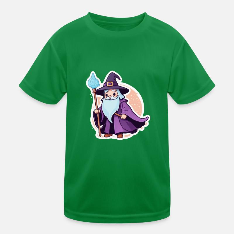 Cute wizard 01 Kids Functional T-Shirt