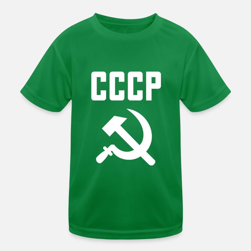 Soviet - Hammer and Sickle Soviet Union - Communist Kids Functional T-Shirt