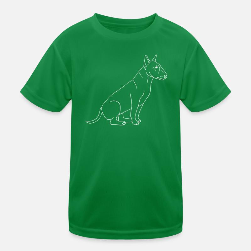 Bullterrier Kinder Funktions-T-Shirt
