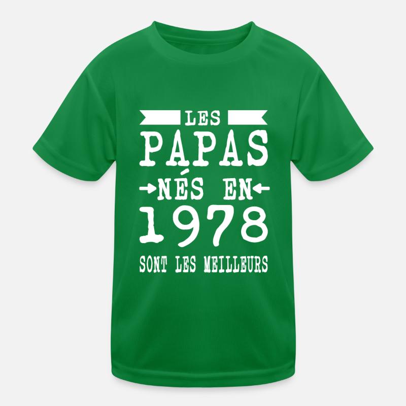 Geborene Väter sind besser dafür Kinder Funktions-T-Shirt