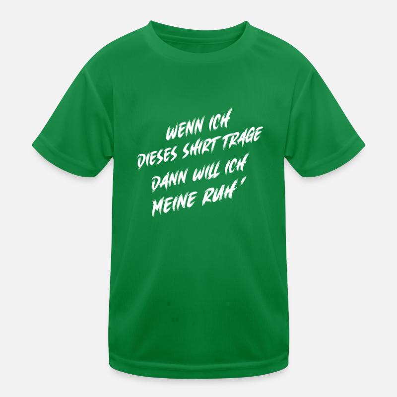 Ich will meine Ruhe Kinder Funktions-T-Shirt
