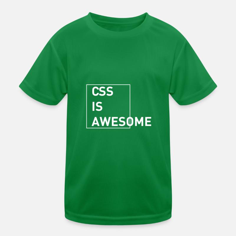 CSS is Awesome Kinder Funktions-T-Shirt