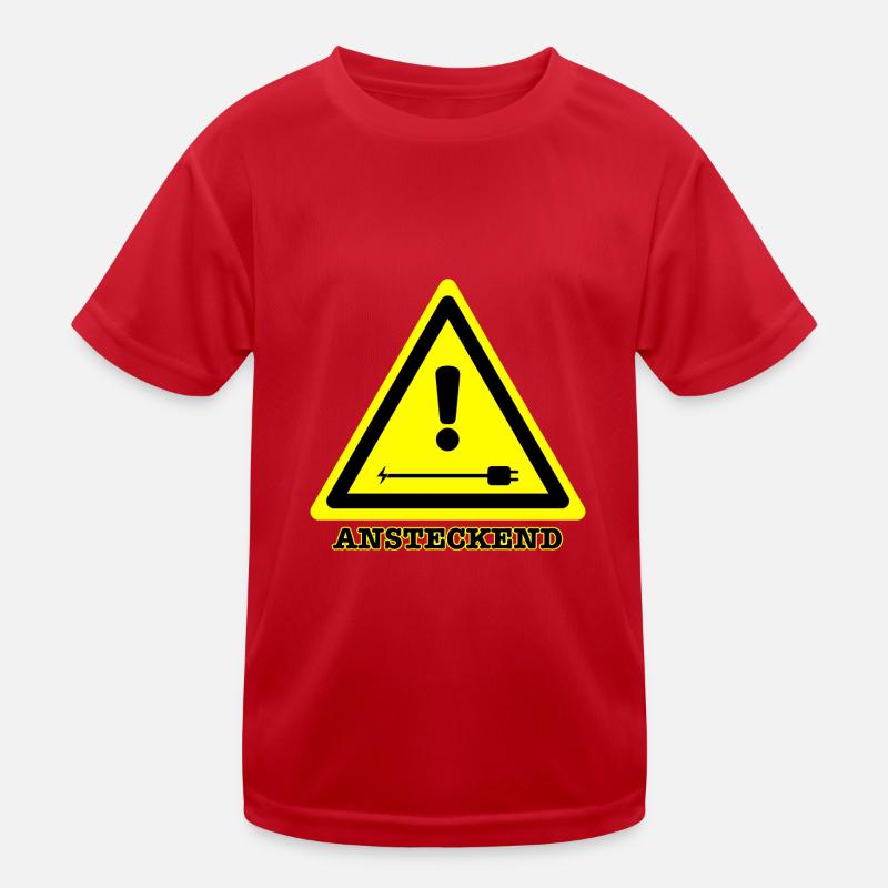 Contagious joke (DE) Kids Functional T-Shirt