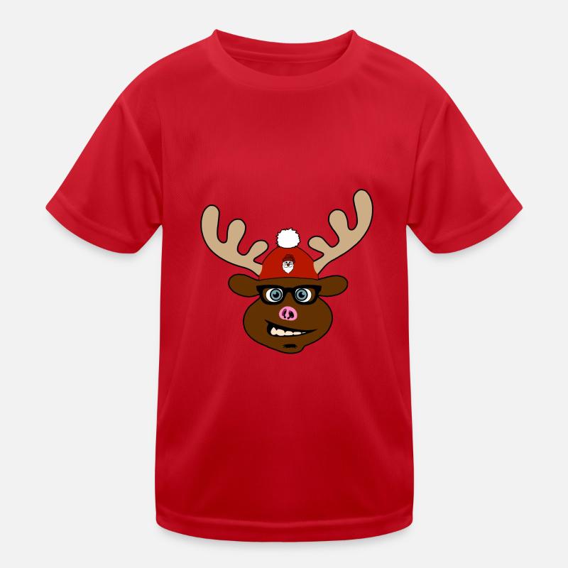 Horst - the crazy moose! Kids Functional T-Shirt
