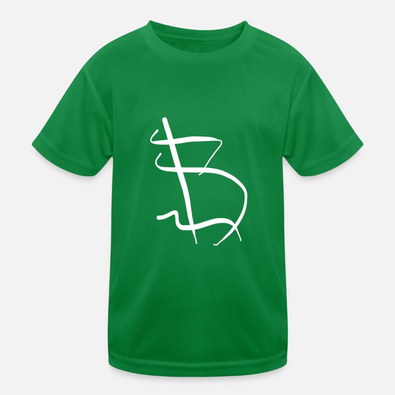 Tagschrift Buchstabe B Graffitionkel Kinder Funktions-T-Shirt