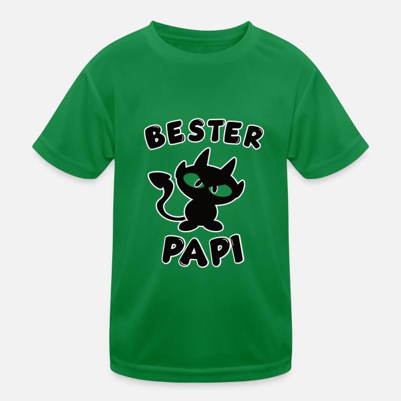 cooles bester Papi Design Kinder Funktions-T-Shirt