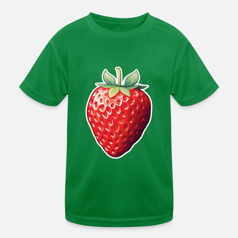 Fraise fruitée T-shirt sport Enfant