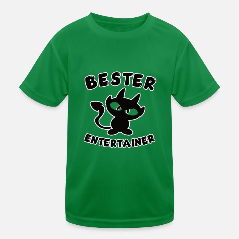 cooles bester Entertainer Design mit Teufelchen Kinder Funktions-T-Shirt