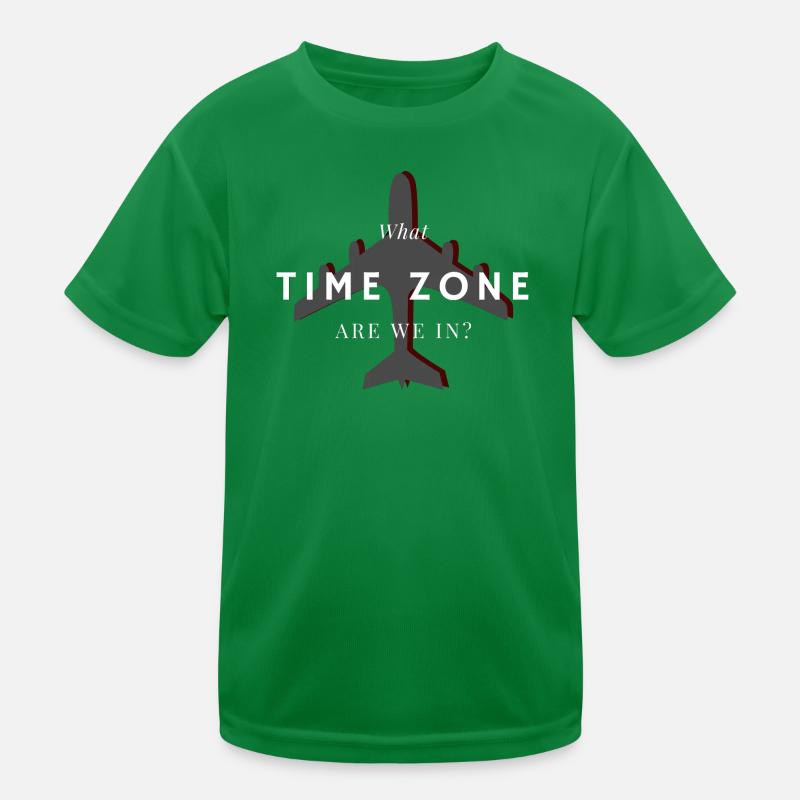 Time Zone - Dark Edition Kinder Funktions-T-Shirt