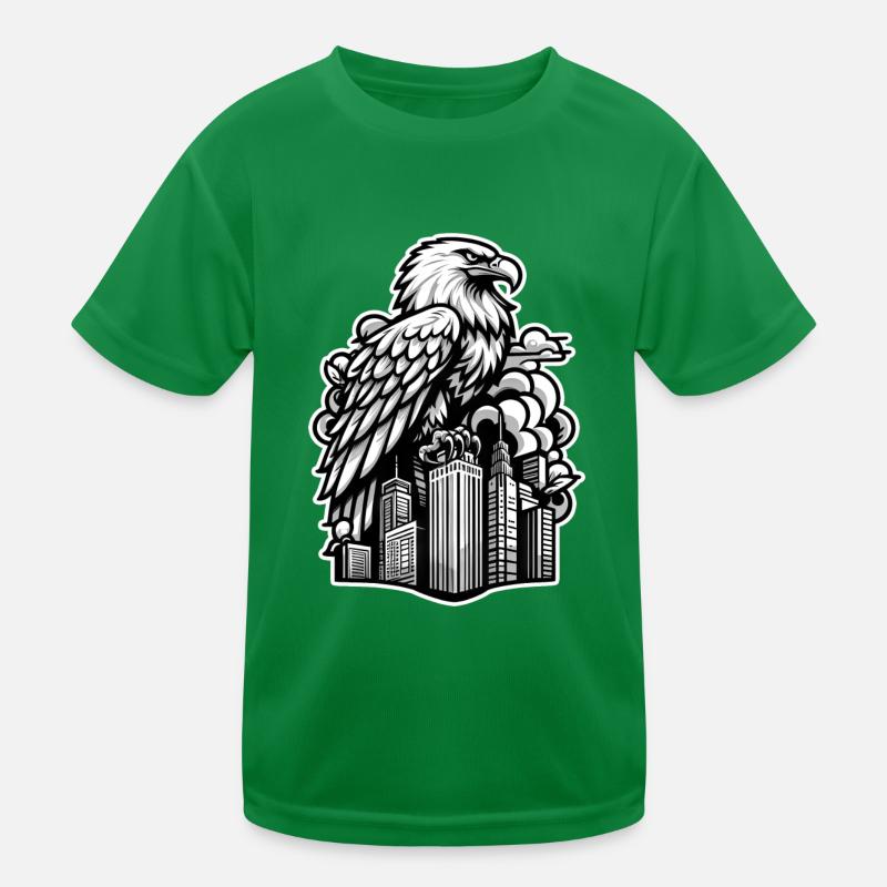 Illustration de contour d’aigle T-shirt sport Enfant