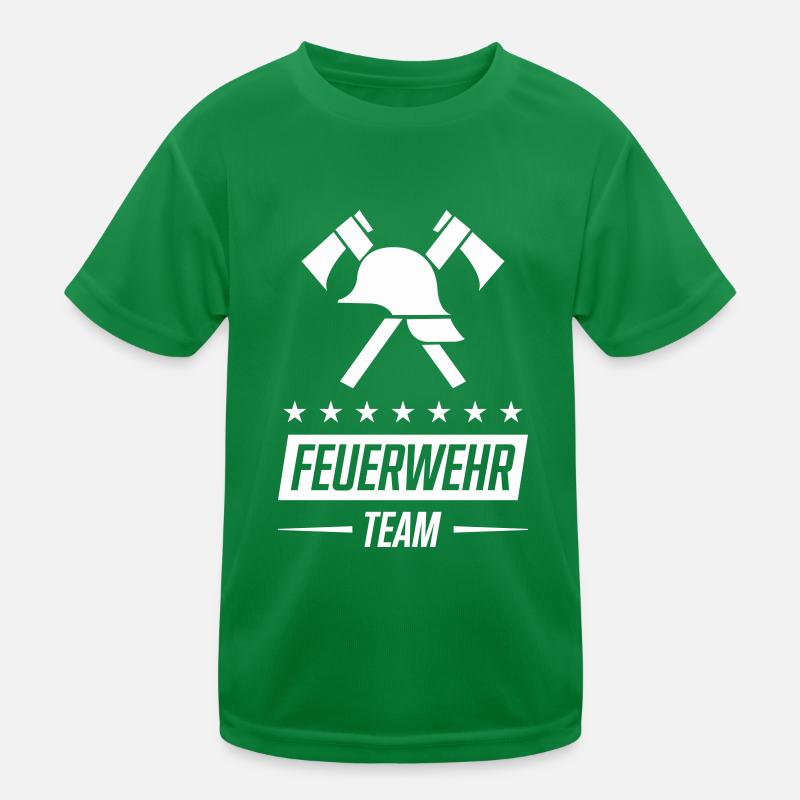 Equipe de pompiers T-shirt sport Enfant