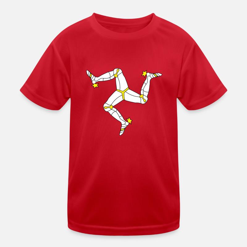 Sardaigne Drapeau Triskele Drapeau sarde Sardegna T-shirt sport Enfant