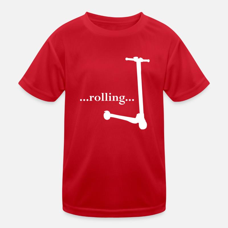 E-Scooter Roller Scooter Kids Functional T-Shirt