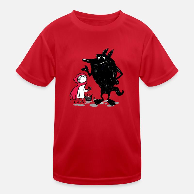 Rotkäppchen Kinder Funktions-T-Shirt