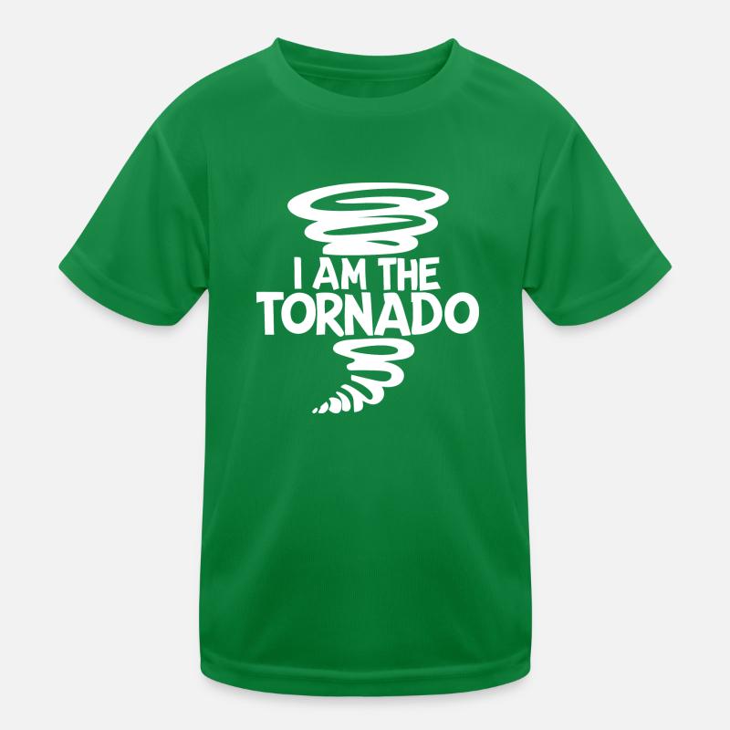 Ich bin der Tornado Kinder Funktions-T-Shirt