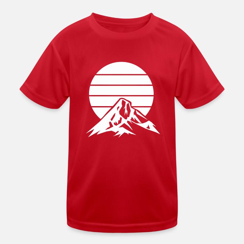berge gebirge Kinder Funktions-T-Shirt