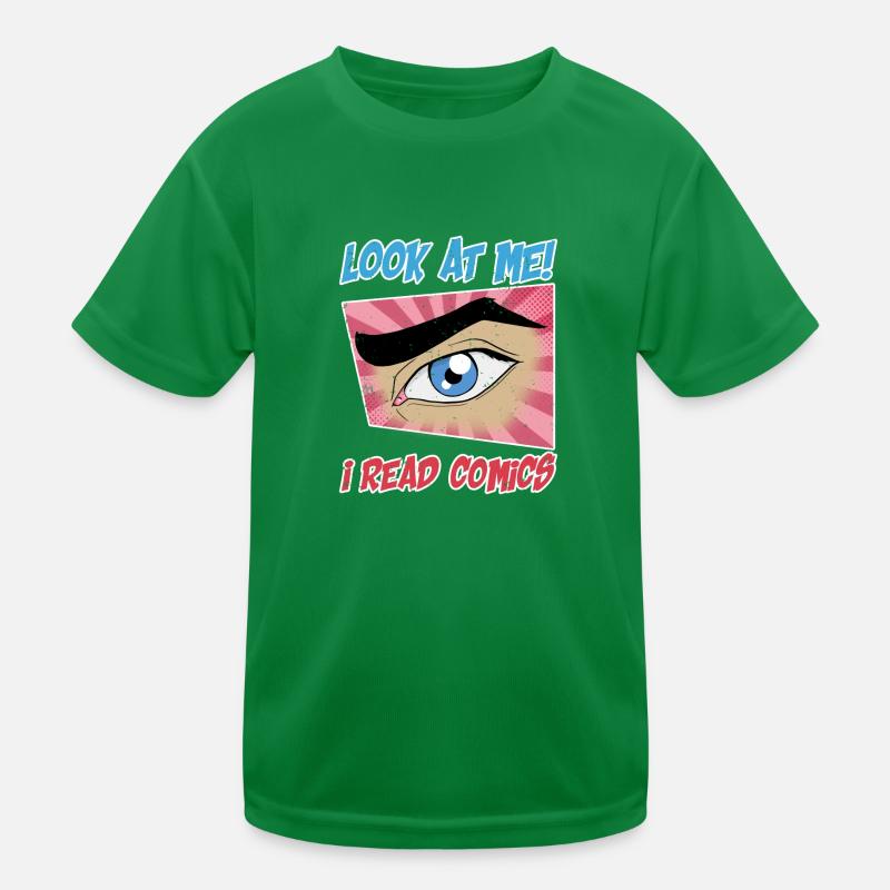 Bande dessinée rétro comique T-shirt sport Enfant