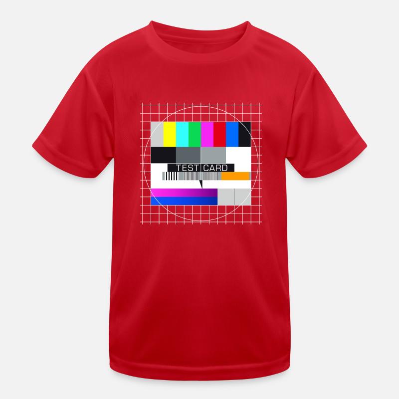 Image de test Télévision Écran Fermoir d’émission T-shirt sport Enfant