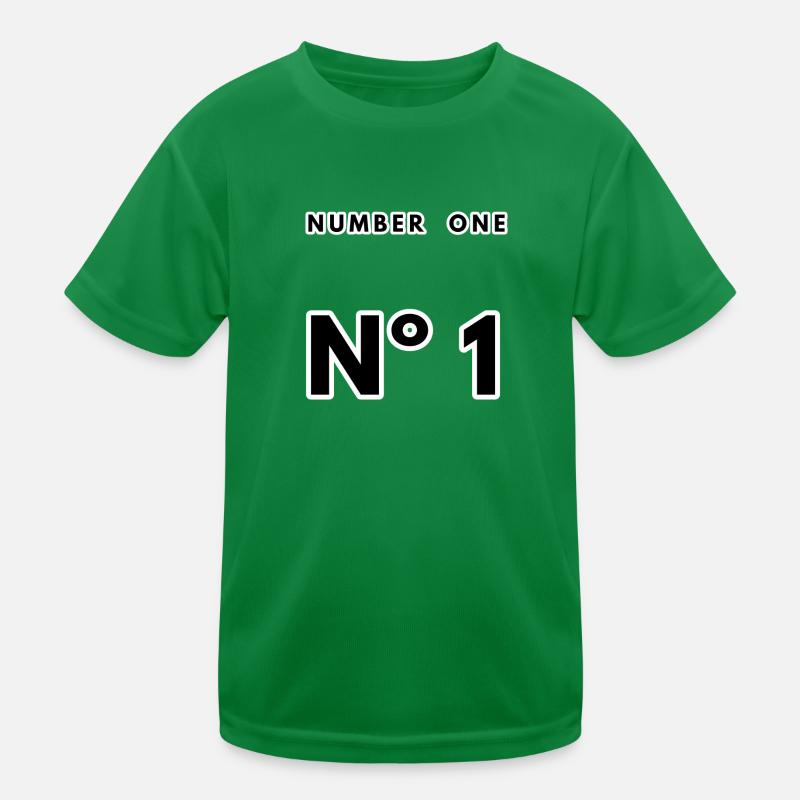 Nummer Nr. 1 Kinder Funktions-T-Shirt