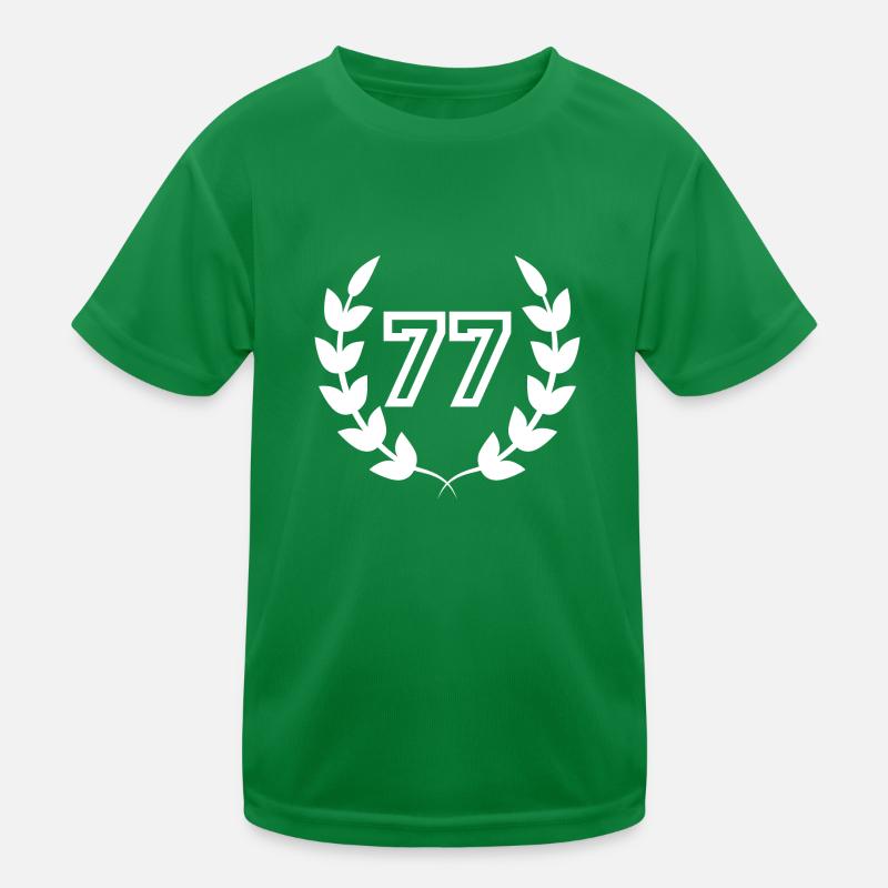 77. Geburtstags-Geschenkidee 77 Jahre Kinder Funktions-T-Shirt
