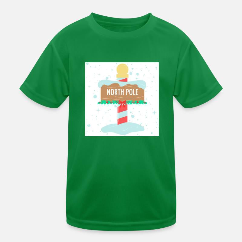 CHRISTMAS- NORTH POLE Kids Functional T-Shirt