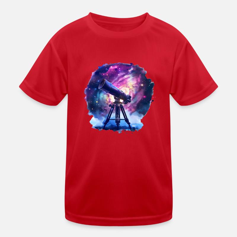 Die Wunder des Kosmos zu entdecken Kinder Funktions-T-Shirt