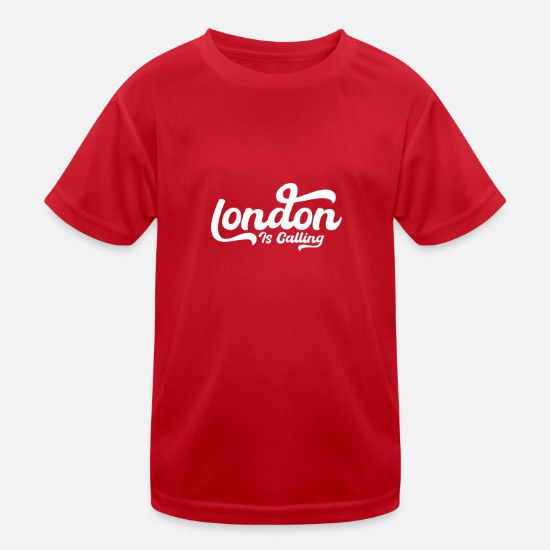 London Is Calling, Aesthetic Kids Functional T-Shirt