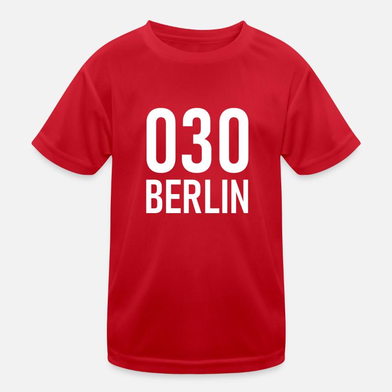 030 - Null Drei Null - Berlin - Area Code - Phone Kids Functional T-Shirt