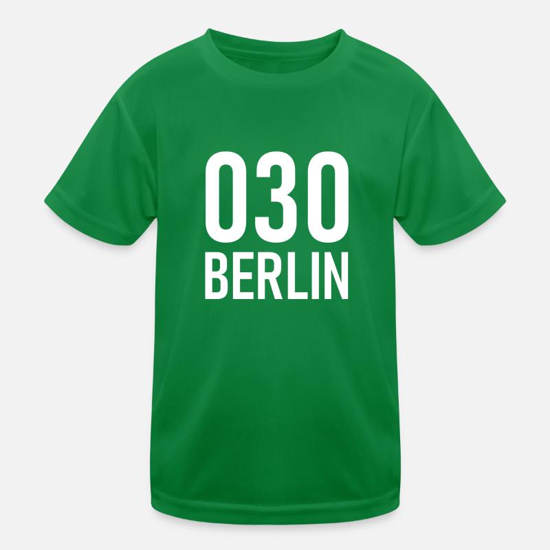 030 - Null Drei Null - Berlin - Area Code - Phone Kids Functional T-Shirt