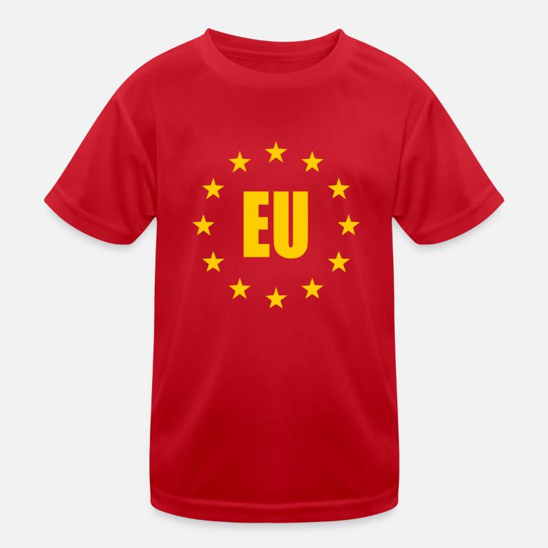 Drapeau de l’UE T-shirt sport Enfant