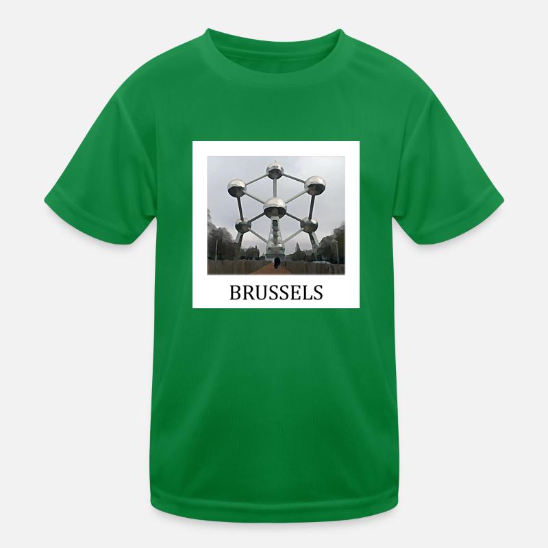 Brussels Atomium Kids Functional T-Shirt