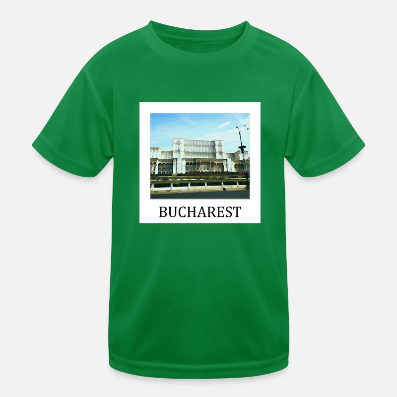 Bukarest Kinder Funktions-T-Shirt