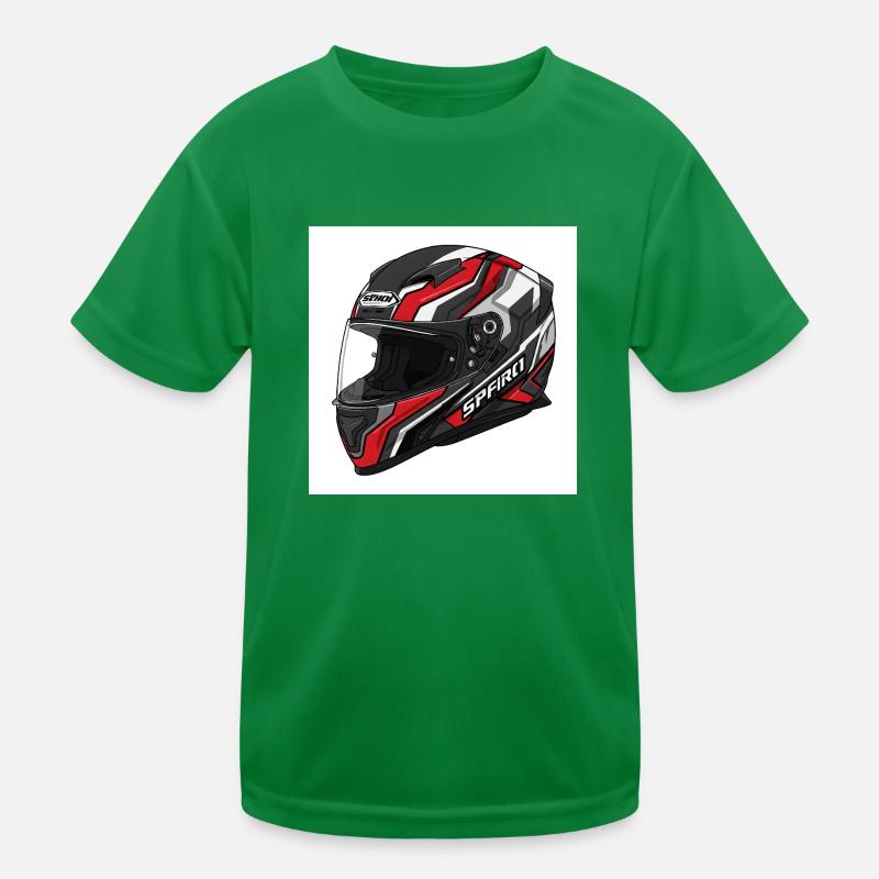 Casques pour pilotes de course : aérodynamisme et design T-shirt sport Enfant