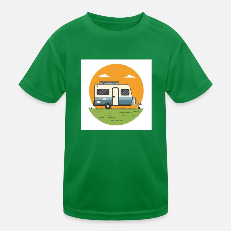 Camping - Liberté - Vacances T-shirt sport Enfant