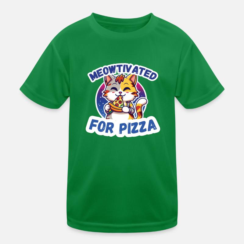 Miaoulé pour pizza chat mangeant de la pizza T-shirt sport Enfant