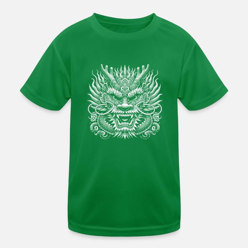 Masque de dragon T-shirt sport Enfant