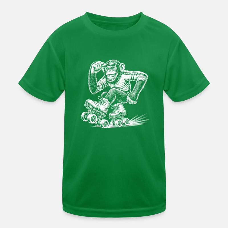 Rollschuhe Kinder Funktions-T-Shirt