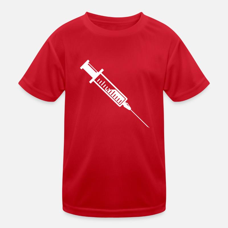 Spritze, ich bin durch! Kinder Funktions-T-Shirt