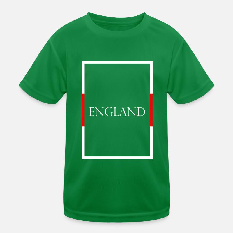 Angleterre, Royaume-Uni, Lettrage de déclaration avec drapeau T-shirt sport Enfant