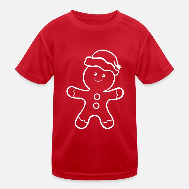 Lebkuchenmann Kinder Funktions-T-Shirt