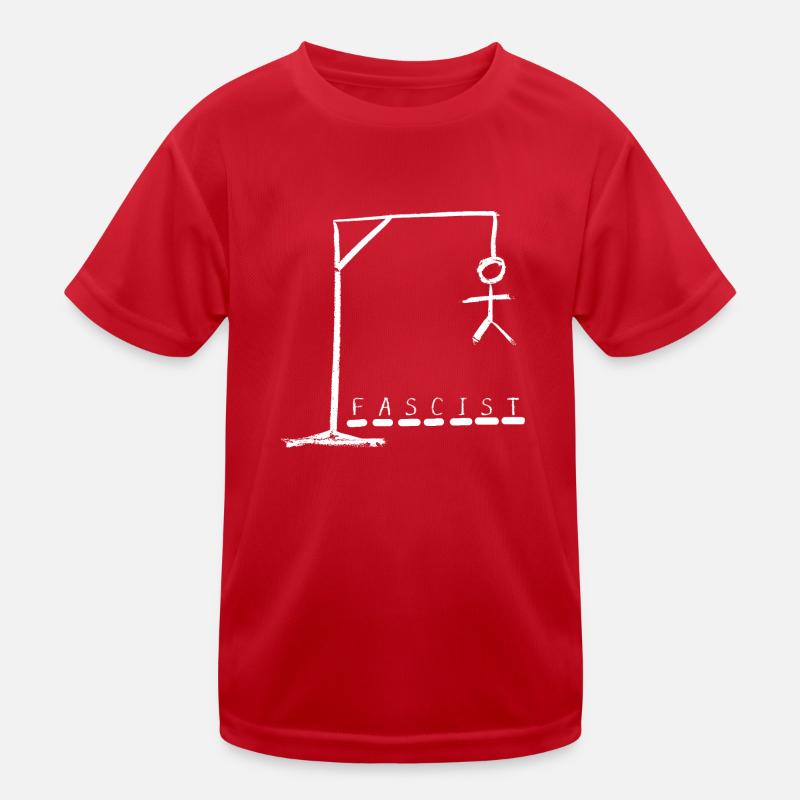 Hangman Game Antifascist Kinder Funktions-T-Shirt