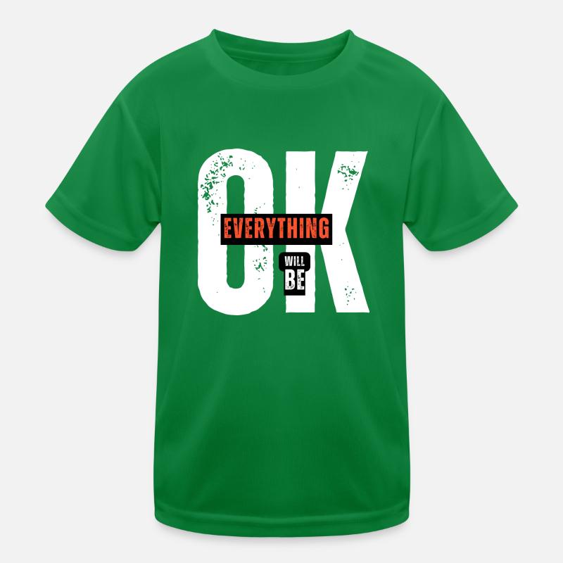 EVERYTHING OK Kinder Funktions-T-Shirt