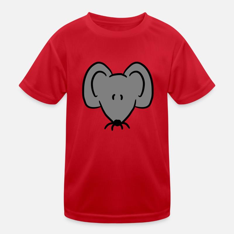 Maus Mäuschen Süße Kleine Ratte Nager Freundlich Kinder Funktions-T-Shirt