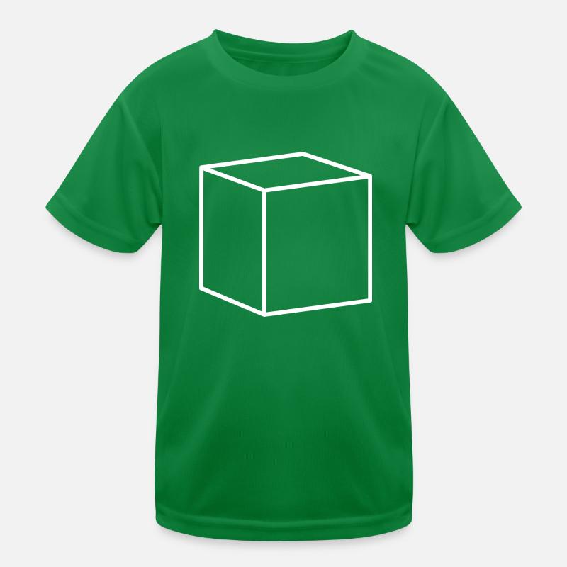 White cube Kids Functional T-Shirt