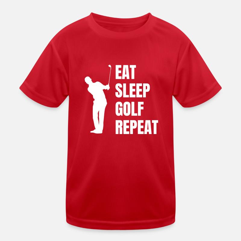 Golf Golf Golfers Golf Club Golf Course Kids Functional T-Shirt