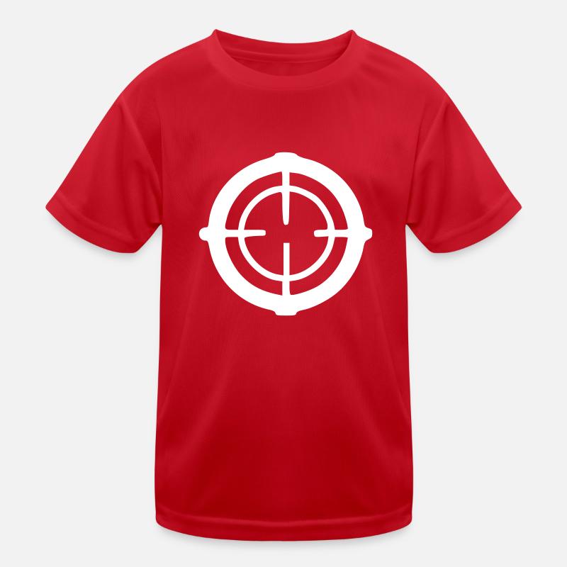 Target Sight Reticle Icon Icon Vector Kids Functional T-Shirt