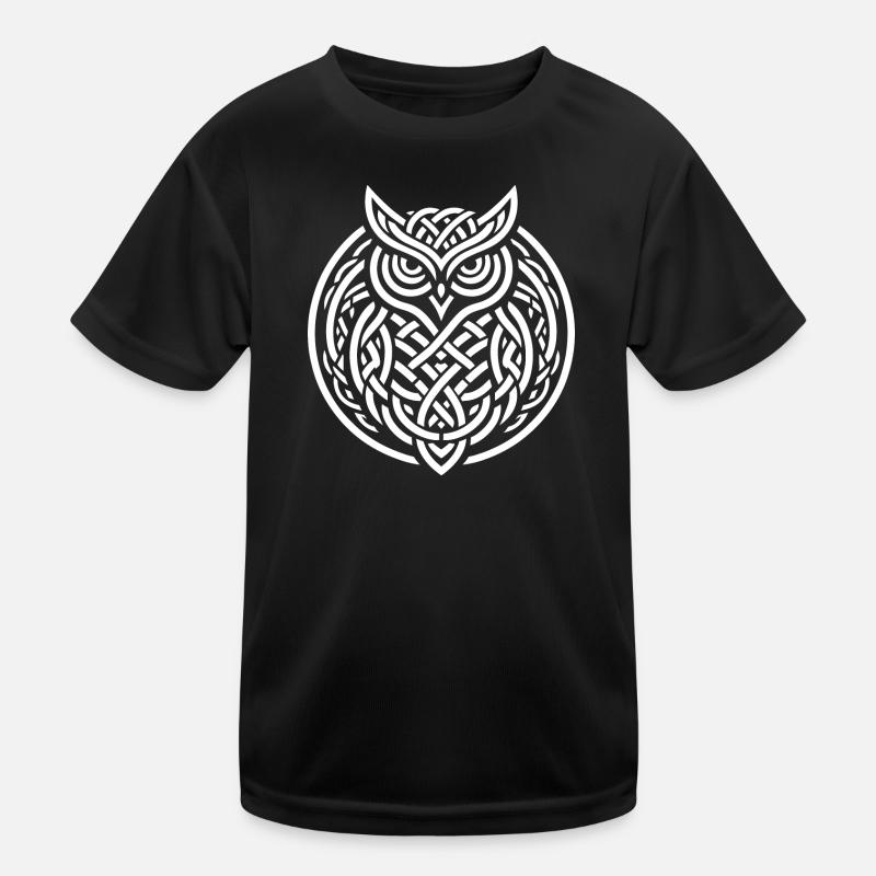 Celtic owl Kids Functional T-Shirt