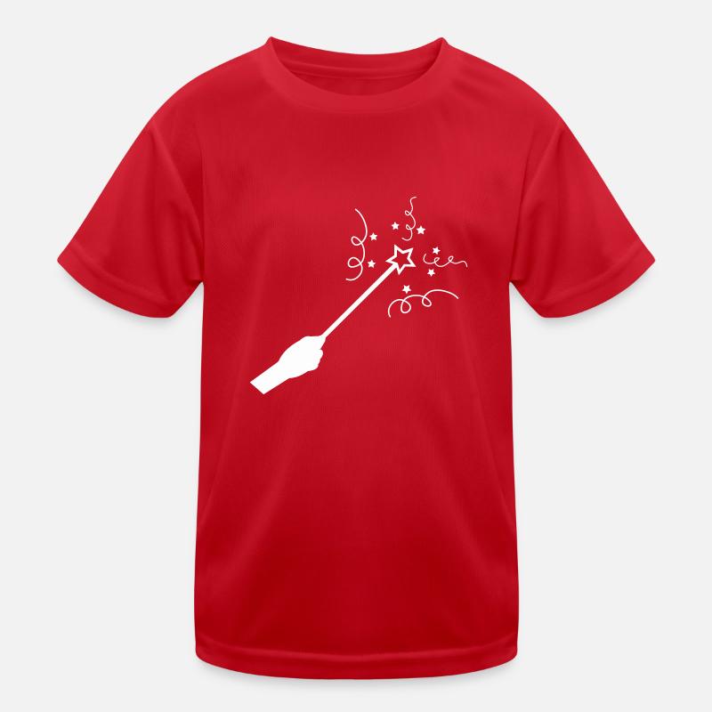 zauberstab Kinder Funktions-T-Shirt