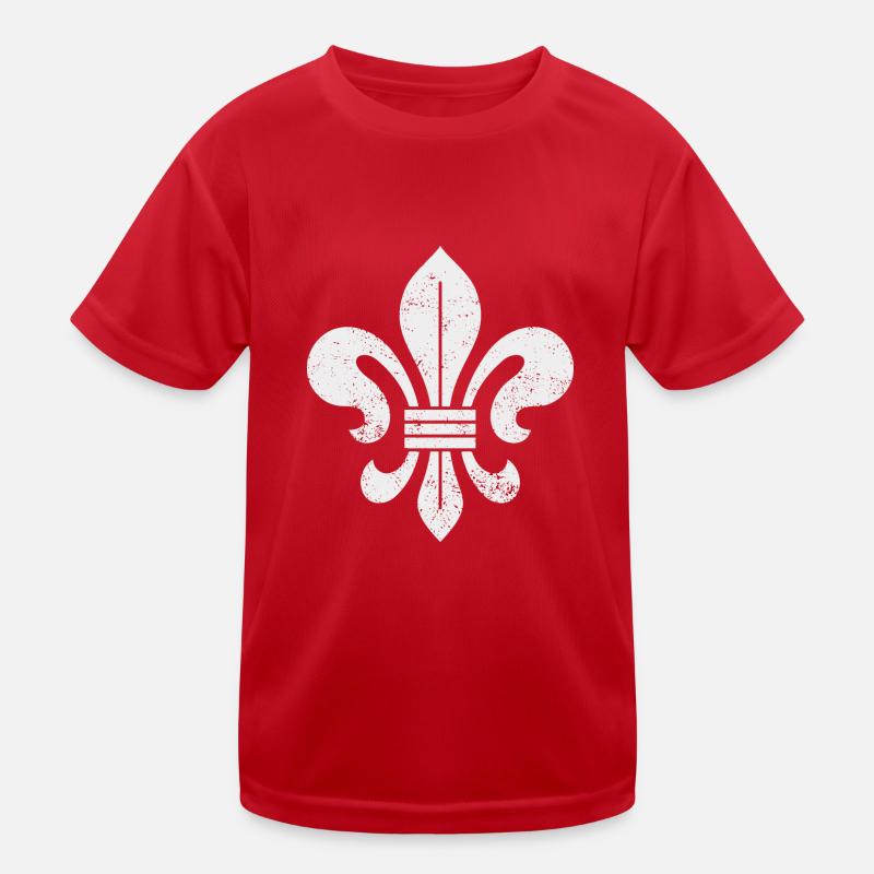 Lys (Fleur-de-Lis) Fleur de lys VINTAGE T-shirt sport Enfant
