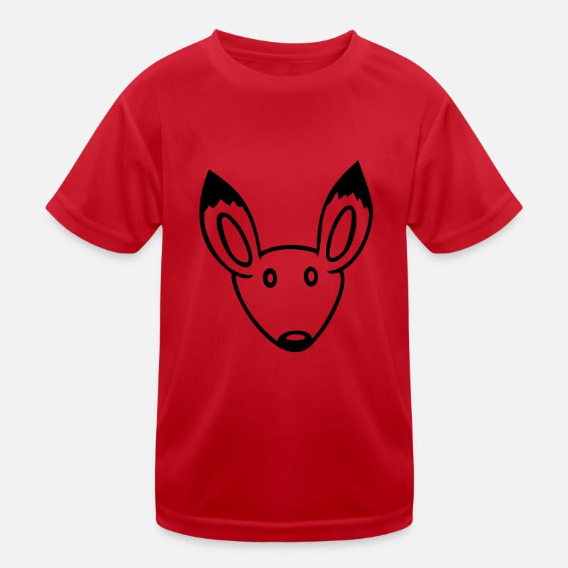 Fuchs Rotfuchs Wildes Tier Schlauer Wald Bewohner Kinder Funktions-T-Shirt
